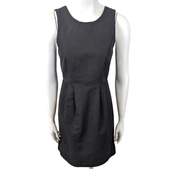 Madewell | Dresses | Madewell Lowlight Shimmer Cocktail Party Dress Womens  4 Black Gold Sleeveless | Poshmark